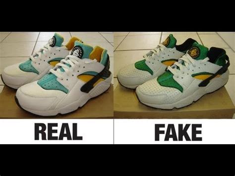 nike air huarache real vs fake|nike air huarache size chart.